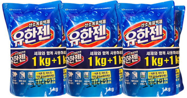유한락스 산소계표백제 유한젠 분말형 리필 x(총)