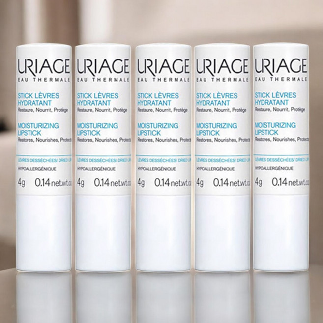 유리아쥬 스틱 레브르 하이드라텐트 립밤, 무색, 4g, 5개