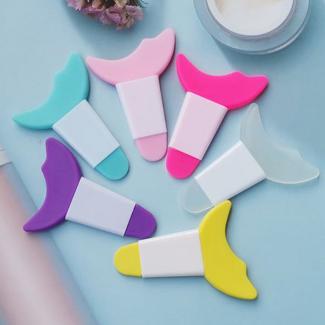 다용도 아이메이크업 보조 가이드 실리콘 화장 도구템 속눈썹가이드 속눈썹도구, 1개, 옐로우, 본상품선택