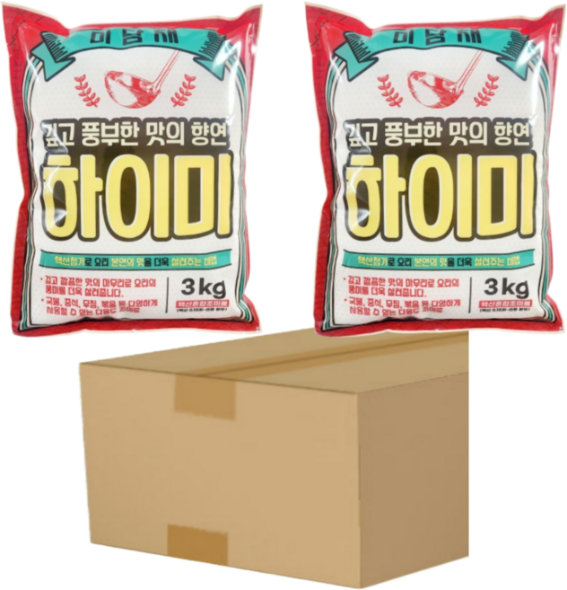 미담채 하이미 3kg 반박스 복합조미료 미원 대용량, 2개