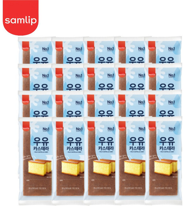 삼립 우유카스테라 95g x 8봉, 20개