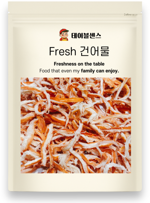 테이블센스 가락시장 국내가공 무표백 특 A급 홍진미채, 1kg, 1개