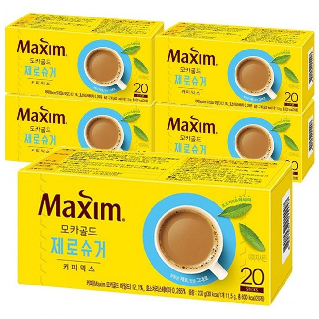 맥심 모카골드 제로 커피믹스 100개입, 11.5g, 1개