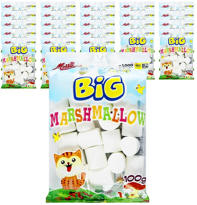 멜로 빅 머쉬멜로우, 100g, 24개