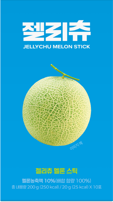 젤리츄 멜론 스틱, 1개, 200g