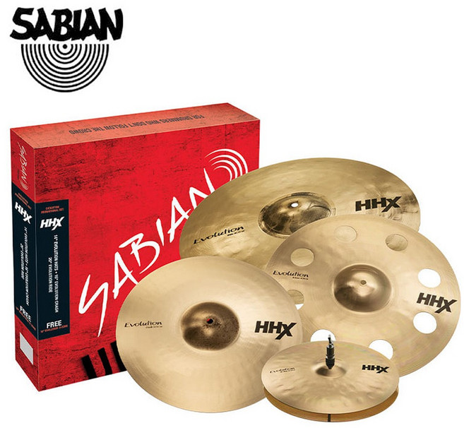사비안 심벌 HHX 에볼루션 프로모션 브래스 4팩 15005XEBP SABIAN, 1세트, HHX 15005XEBP