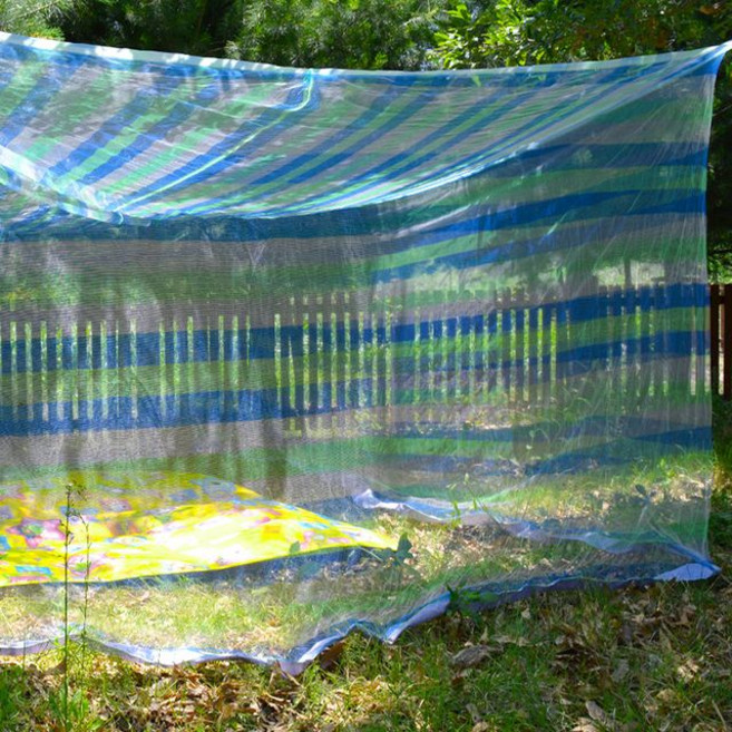 솔표 솔향 국산 사각 모기장 1~20인용 차량용, 블루