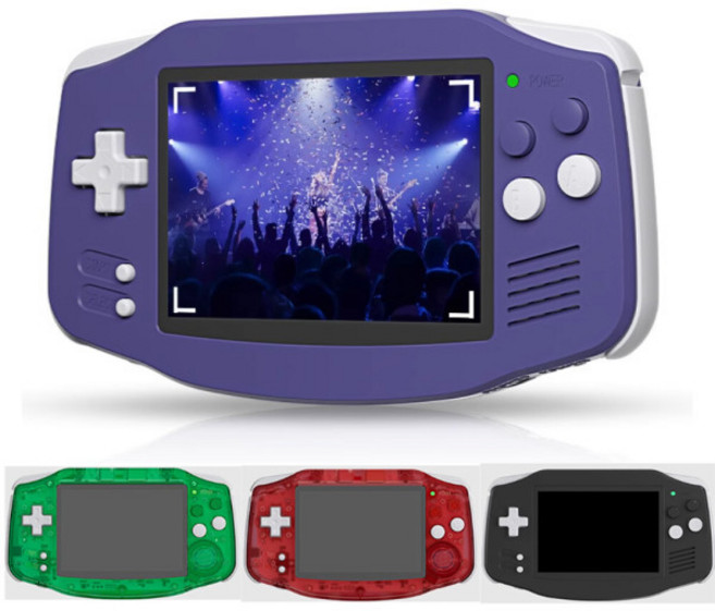 ANBERNIC 앤버닉 RG 34XX 레트로 게임기 3.4인치 IPS스크린 3500mAh 빈티지 스트리밍 아케이드, 표준판-32G/카드게임없음-블랙