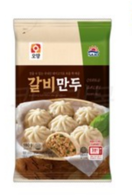 사조오양 육즙가득 갈비만두 180gx10봉, 180g, 10개