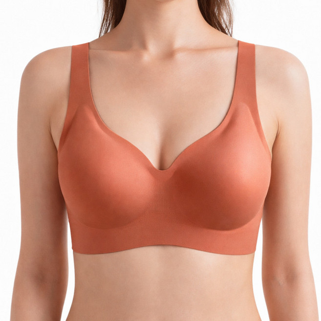 다미타니 여성 심리스 브라 노와이어 스포츠 브라탑 OCZ0948