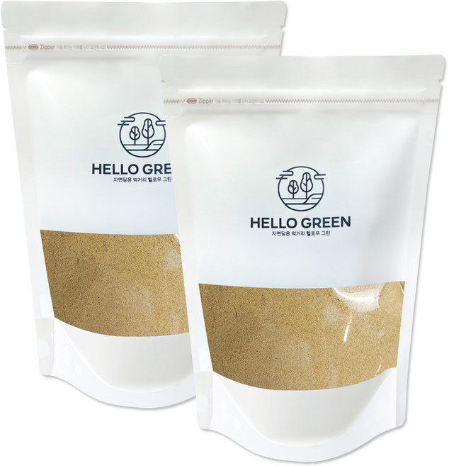 헬로우그린 겨자씨 가루 분말 300g(팩), 2개, 300g