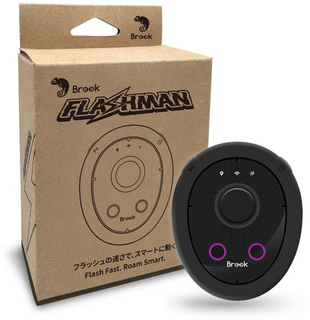 【Brook】Flashman GPS位移裝置 多功能輔助神器 虛擬定位飛人 iOS專用, 黑, 1個, FLASHMAN