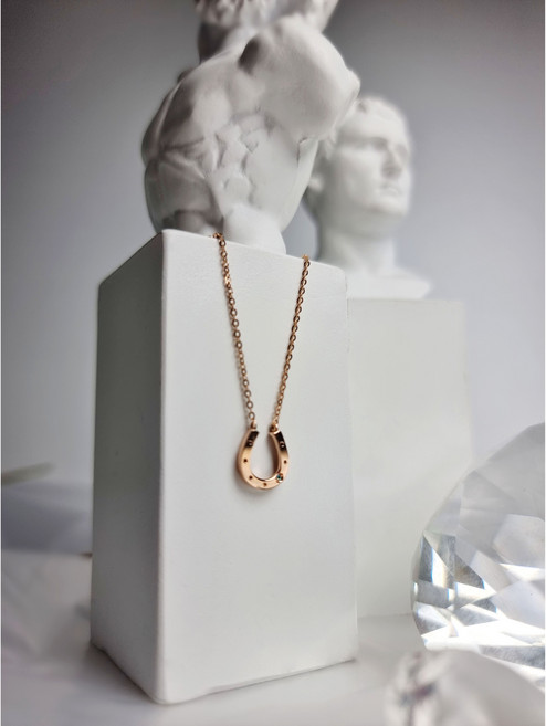 14K 행운의 말발굽 펜던트 목걸이 데일리 기념일선물