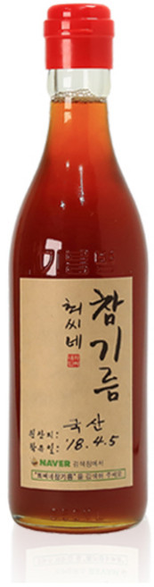 최씨네 국산참기름, 국산참기름 1병, 350ml, 1개