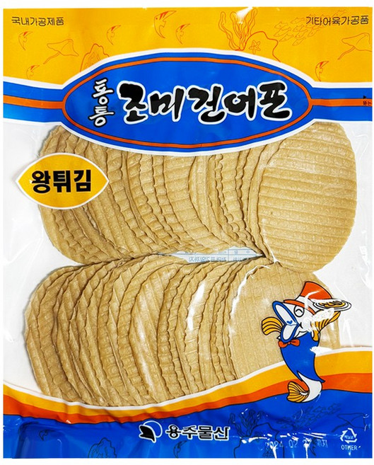 장수왕 통통 튀김 쥐포 1봉 400g /마른 안주 생선포 조미 어포 빠삭이 옛날 쥐포 꾸이 구이 스낵 과자 아귀포, 1개