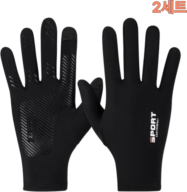 썬샤인 여름 논슬립 스포츠 등산 장갑, 블랙, 1개
