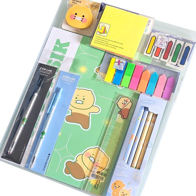 카카오프렌즈 베이직 문구세트 신학기 학용품 단체 선물, 1개, 춘식이