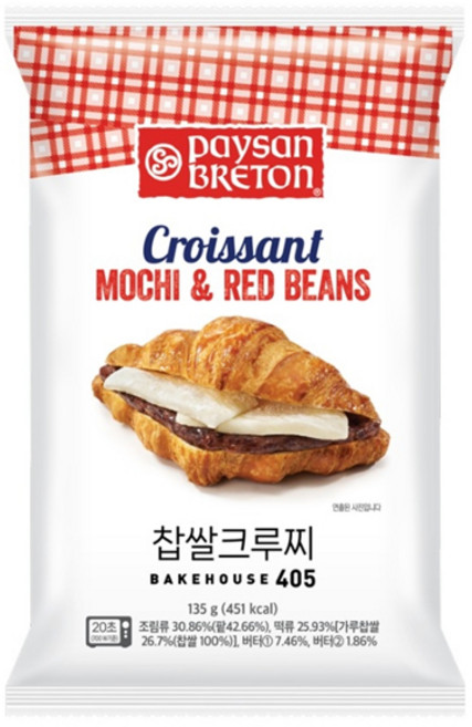 405 페이장 찹쌀크루찌, 135g, 5개