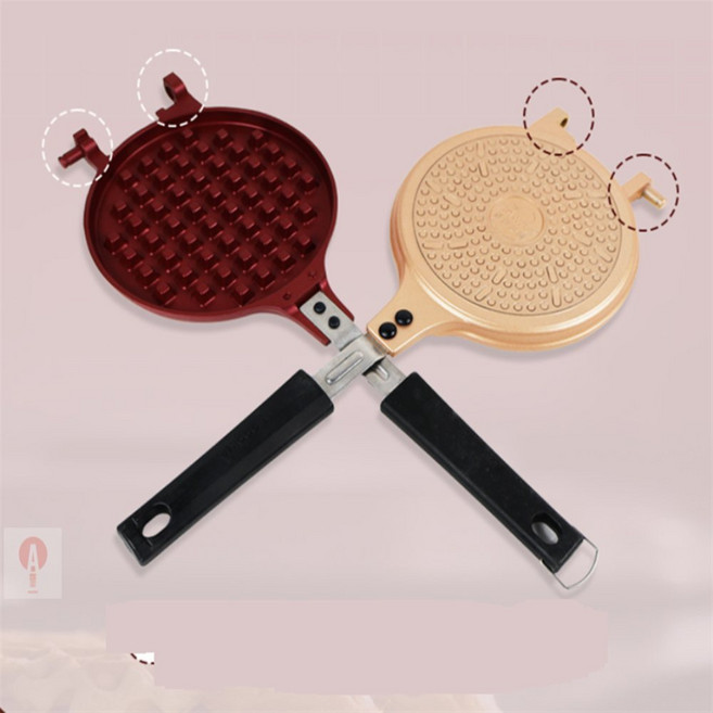 IH 인덕션 와플팬 (원형) 누룽지팬, 미니