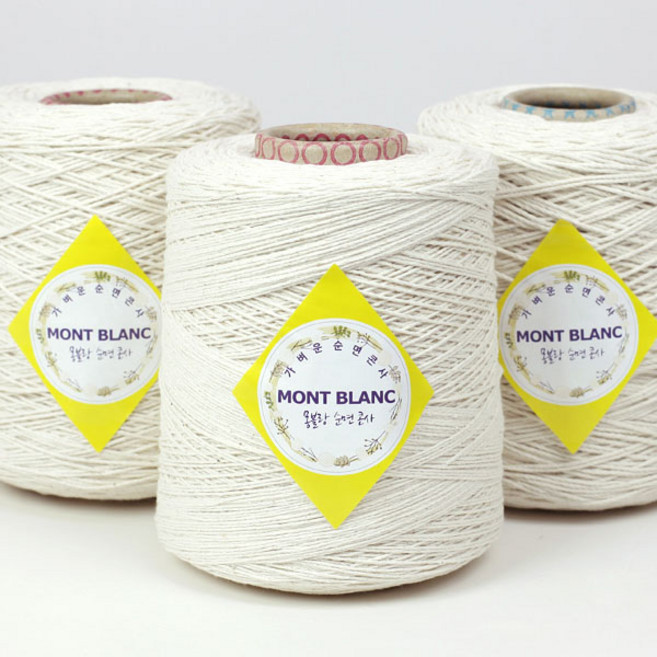 [(주)니트러브] 니트러브 몽블랑 순면 콘사, 상세 설명 참조, 굵기:12합