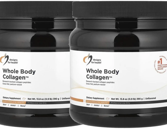 디자인 포 헬스 홀 바디 콜라겐 언플래버드 Designs For Health Whole Body Collagen™ Unflavored 390g, 2개 - 쿠팡