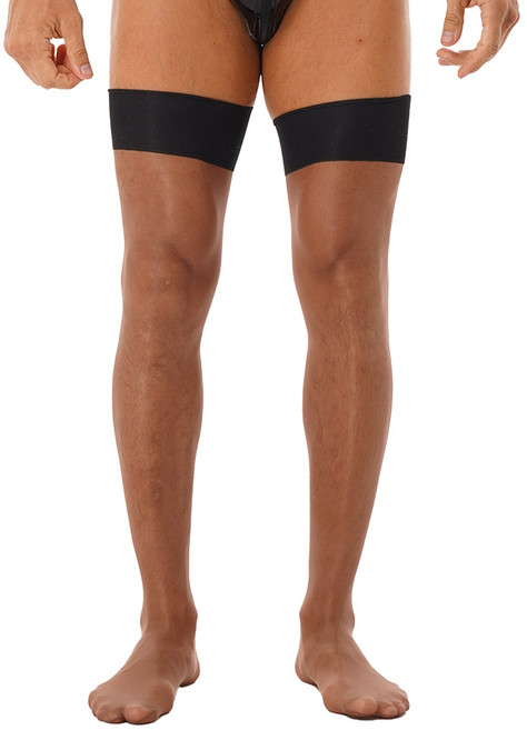 1 쌍 망 뜨거운 광택 시스루 스타킹 미끄럼 방지 부드러운 얇은 압축 탄성 허벅지 높은 양말 실크 긴 양말