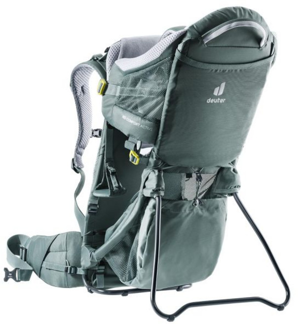 Deuter 도이터 키드 컴포트 어린이 운반용 하이킹 배낭 I 액티브 스탠다드 활동성 좋은 & 여성용 - 청록색 158536