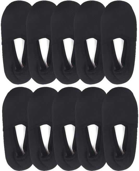 크로바요술버선 덧신(블랙) 10개
