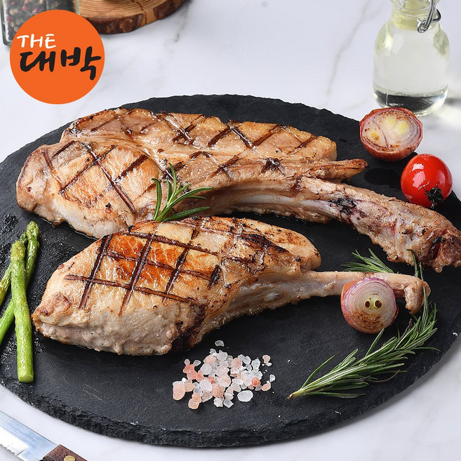 국내산 한돈 돈마호크 스테이크 캠핑고기 토마호크, 한돈 돈마호크 700~750g, 1개