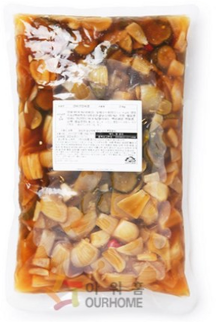 냉장 아워홈 행복한맛남 양파간장피클 2kg, 1개