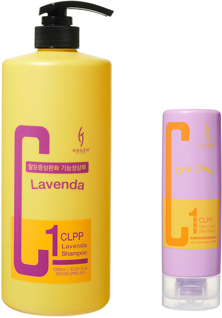코겐 라벤다 CLPP 샴푸 1000ml + 트리트먼트 200ml, 1개, 1L