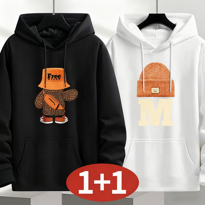 오스틱니 150kg까지 빅사이즈 1+1 맨투맨 남성 봄 가을 편한 라운드 프린트 레터링 박시핏 긴팔 박스 긴팔티 오버핏 티셔츠 롱티심플예쁜 코디 외출 간절기