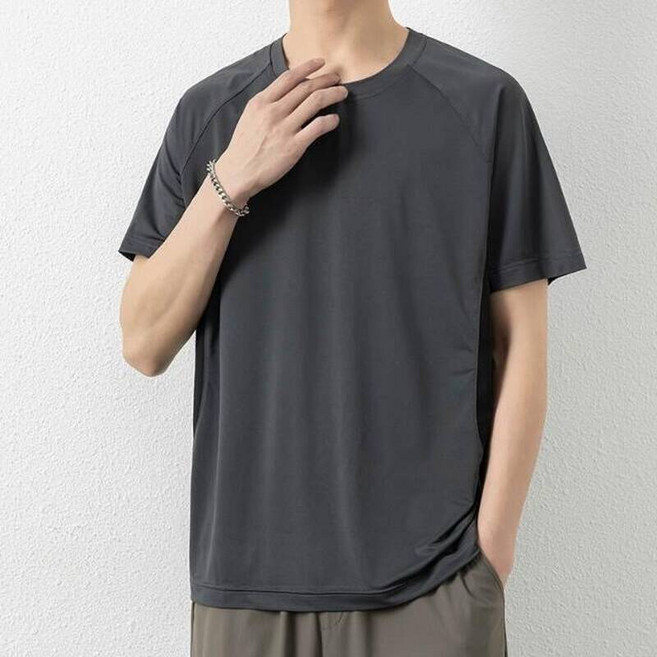 運動上衣男 輕薄透氣吸濕排汗速乾圓領T恤