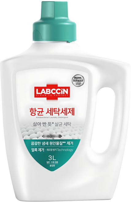 랩신 항균 솔잎향 액상세제 본품, 3L, 1개