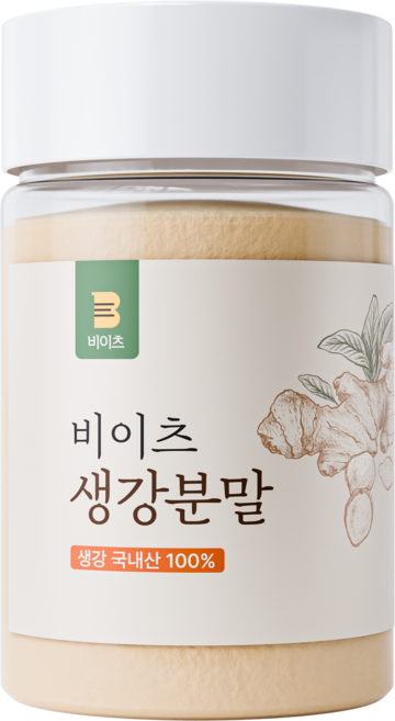 국산 100% 비이츠 국산 생강 가루 분말, 1개, 100g