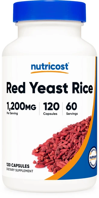 뉴트리코스트 레드 이스트 라이스 1200mg 캡슐, 1개, 120정 - 쿠팡