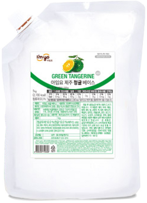 아임요 청귤 베이스 농축액, 1kg, 1개