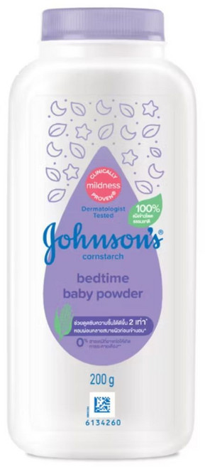 Johnson's 嬌生 嬰兒爽身粉 紫色舒眠 400g, 1個, 紫色舒眠200g / 5161