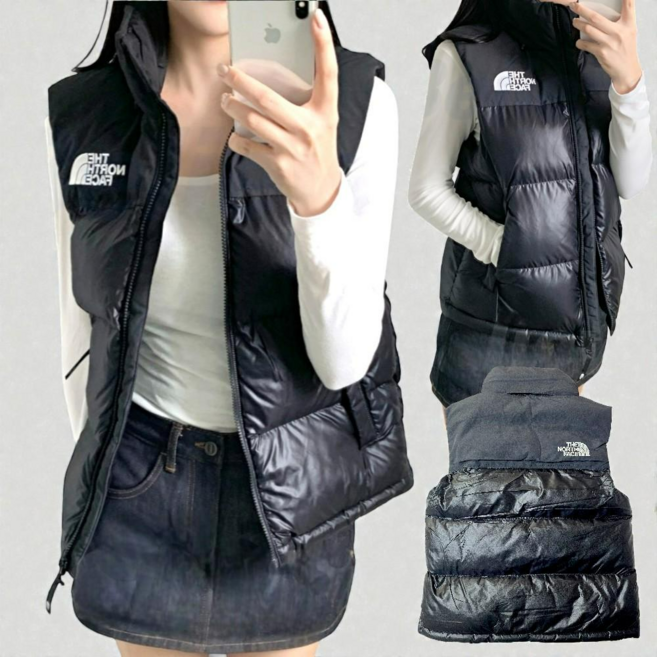 노스페이스 패딩 조끼 눕시 온볼 노페패딩 believe