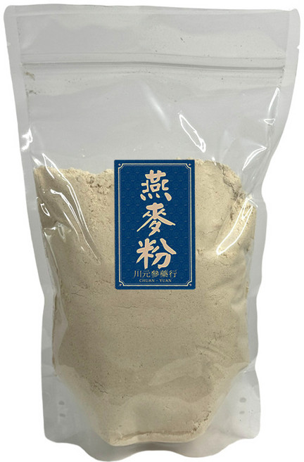 川元參藥行 燕麥粉 無添加 沖泡方便 營養豐富, 600g, 1個