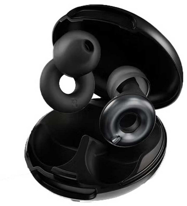 loop 스위치 2 3 인 1 소음 감소 귀마개 블랙, 1쌍, 1개