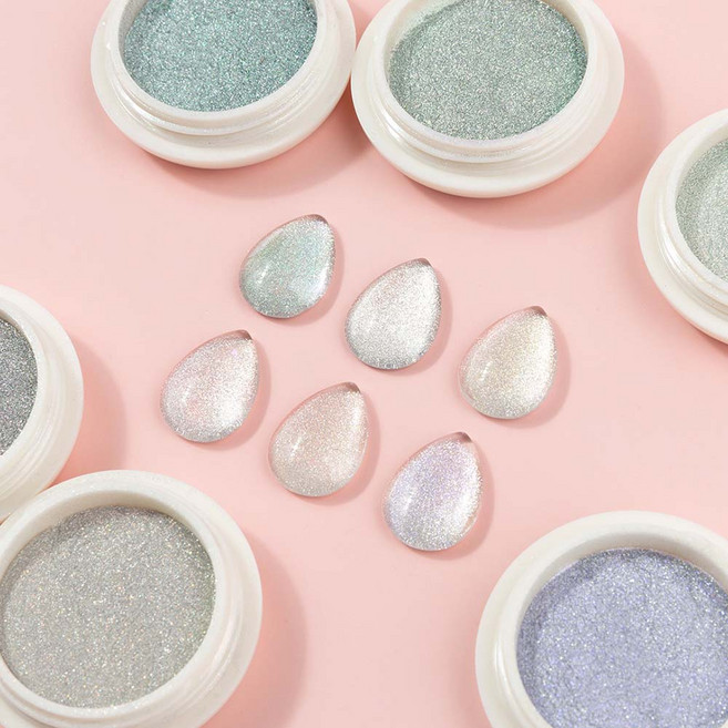 사라센 빈티지 자석 젤네일 파우더 6종, 1개