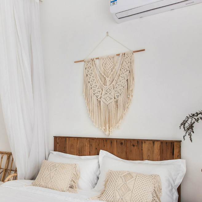 레이어드 중형 마크라메 월행잉