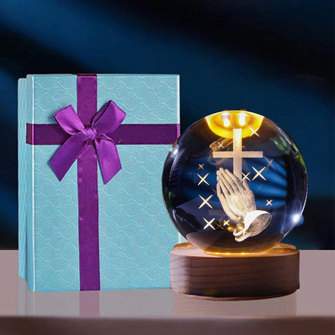 큰사이즈 종교 크리스탈볼 조명, 기독교-002