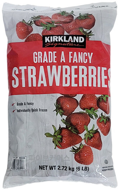 커클랜드 냉동딸기 냉동과일 코스트코딸기 드라이아이스 포장, 1개, 2.72kg