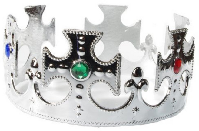 23 할로윈 머리띠 헤어밴드, 1개, 62_교황 왕관(실버)