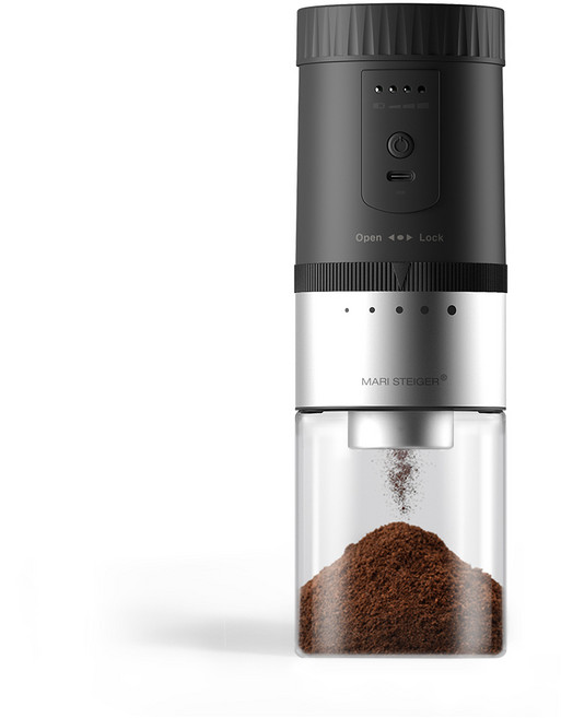 마리슈타이거 루미 충전식 전동 커피그라인더 플러스, 40ml, B40플러스 블랙, 1개