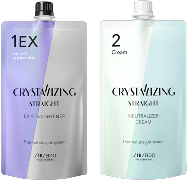 시세이도 크리스탈라이징 스트레이트 크림 EX1 강곱슬모 (NEW), 400g, 1개
