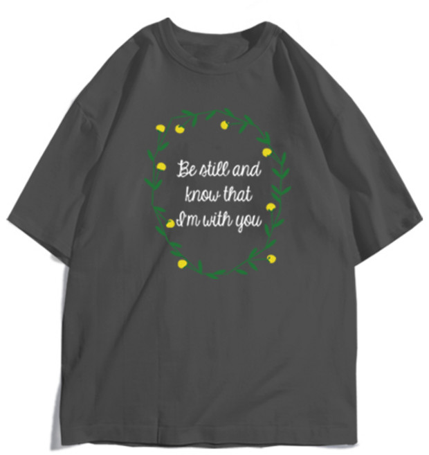 블론디 위드유 여성 박스 반팔티 빅사이즈 오버핏 면100%