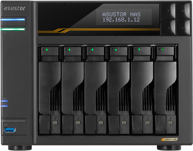 아수스토어 AS6806T 케이스 6베이 기업용 나스 스토리지 서버 라스코